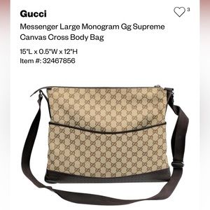 Gucci Messenger Bag